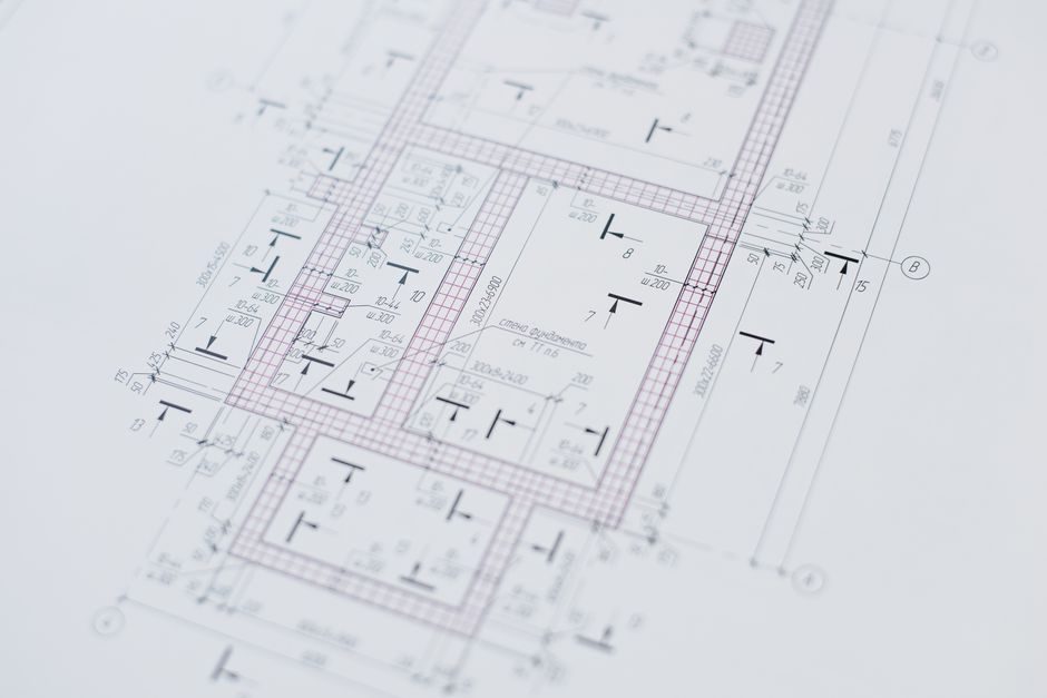 Architectural model and drawings